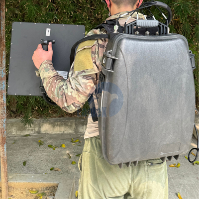900M 2.4G 5.8G Дронный джаммер рюкзак Анти БПЛА FPV Manpack Jammer