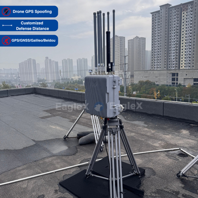 Дрон FPV GPS, BeiDou, GLONASS Galileo Устройство для подделки для аэропорта, тюрьмы, пограничной безопасности, безопасности электростанций
