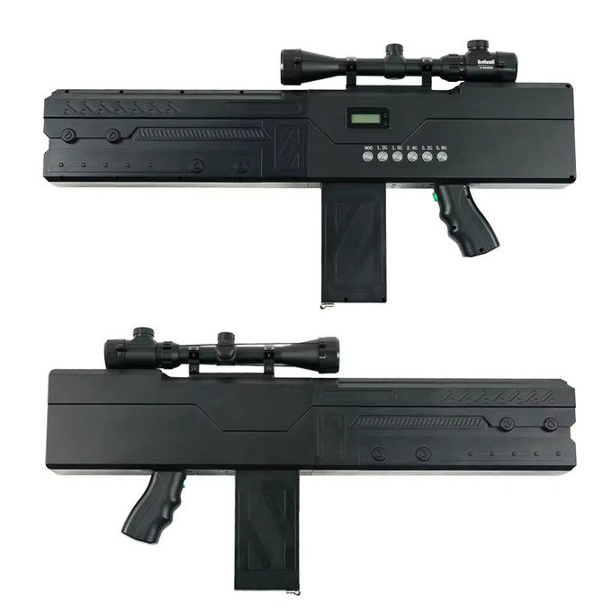6-диапазонный DJI UAV Jammer Gun 1-2KM Anti FPV Drone Gun 900MHz 1.5G 2.4G 5.8G 0