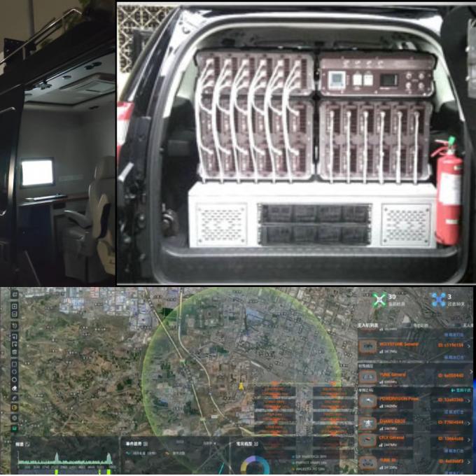 Дронный джаммер для внедорожников 8 км обнаружение FPV 3 км противодействие антидронное решение 0