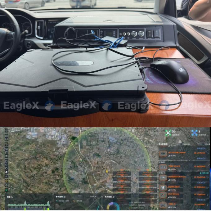 Система обнаружения и противодействия FPV, установленная на транспортном средстве 2